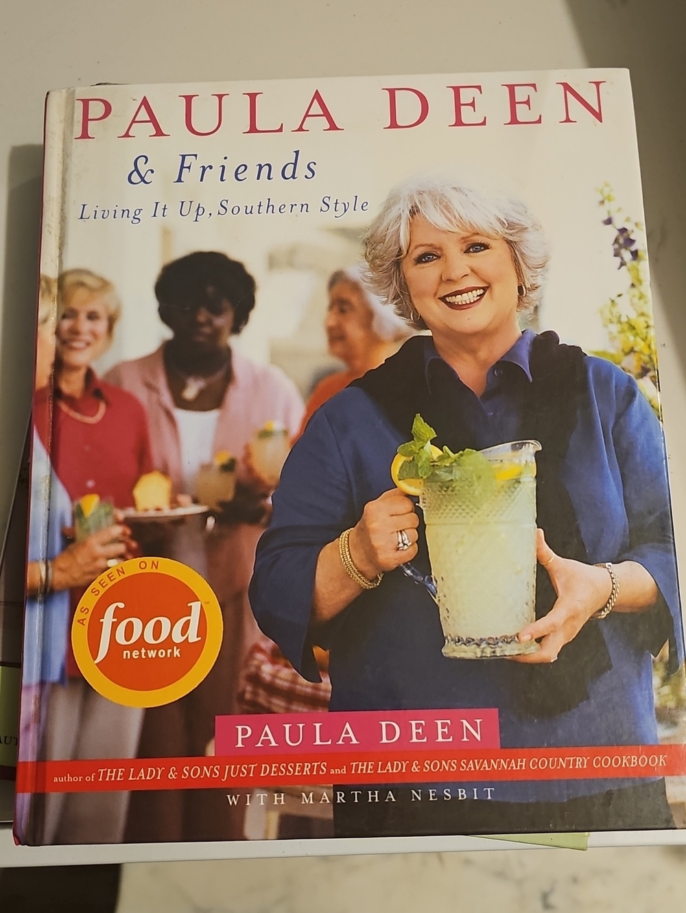 Paula Deen & Friends Cookbook - Blue Cover